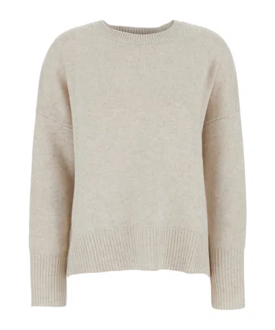 Lisa Yang Dropped Shoulder Cashmere Sweater In Neutral