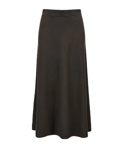 Lisa Yang Elastic Waist Skirt In Black