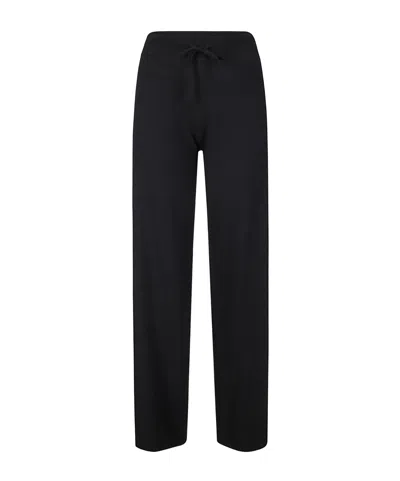 Lisa Yang Elastic Waist Wide-leg Pants In Black