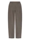 Lisa Yang Elastic-waistband Cashmere Trousers In Gray