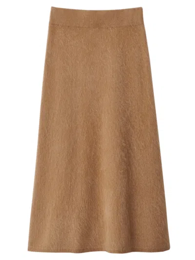 Lisa Yang Asta Midi Skirt In Brown
