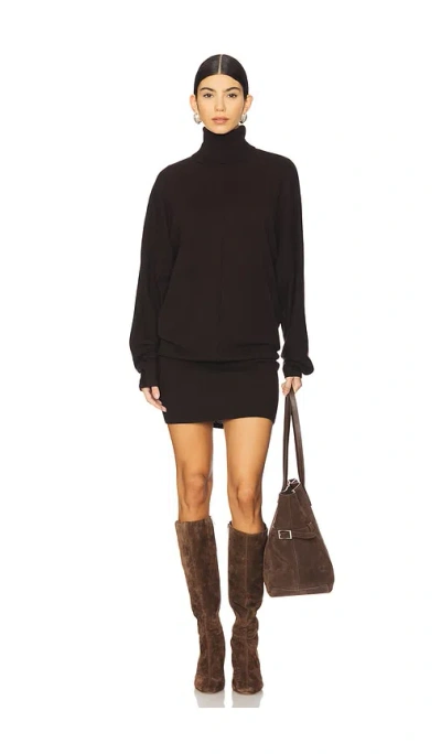Lisa Yang Elinora Dress In Dark Oak