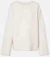 Lisa Yang Elsa Cashmere Sweater In White