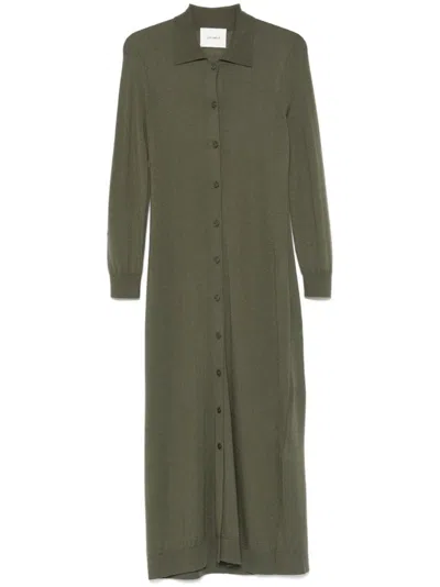 Lisa Yang Erika Midi Dress In Green