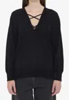 Lisa Yang Erna V-neck Cashmere Sweater In Black