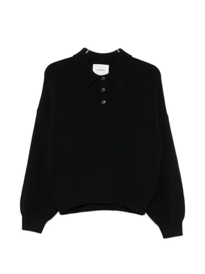Lisa Yang Dark Green Etta Cashmere Sweater In Black
