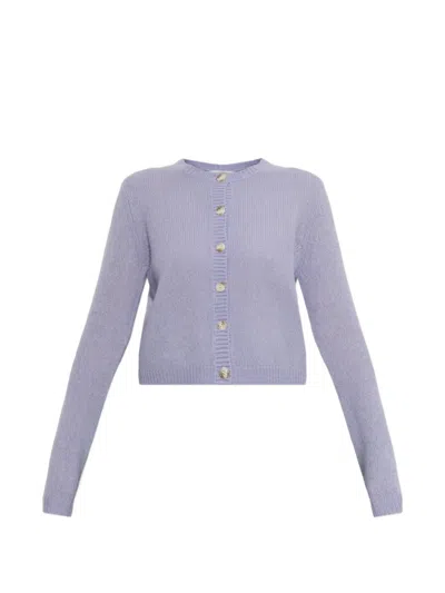Lisa Yang Felicia Button-up Cardigan In Blue