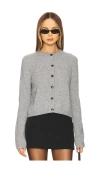 Lisa Yang V-neck Cashmere Cardigan In Light Grey