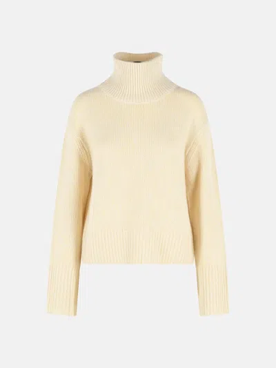 Lisa Yang Femi Cashmere Turtleneck Sweater High Neck In Yellow