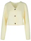 Lisa Yang Filippa Cream Cashmere Cardigan In Cream