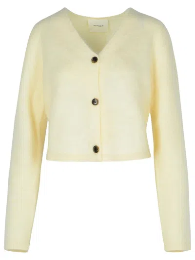 LISA YANG LISA YANG 'FILIPPA' CREAM CASHMERE CARDIGAN