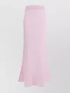 Lisa Yang Flared Knit Weave Long Skirt