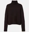 Lisa Yang Fleur Cashmere Turtleneck Sweater In Brown