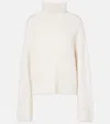 Lisa Yang Fleur Cashmere Turtleneck Sweater In White