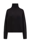 Lisa Yang Fleur Cashmere Turtleneck Sweater In Black