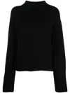 Lisa Yang Heidi Cashmere Turtleneck Sweater In Bl Black