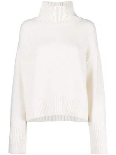 Lisa Yang "fleur" Turtleneck Sweater Clothing In White
