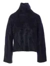Lisa Yang Floren High-neck Sweater In Blue