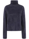 Lisa Yang The Floren High-neck Brushed Sweater In Black