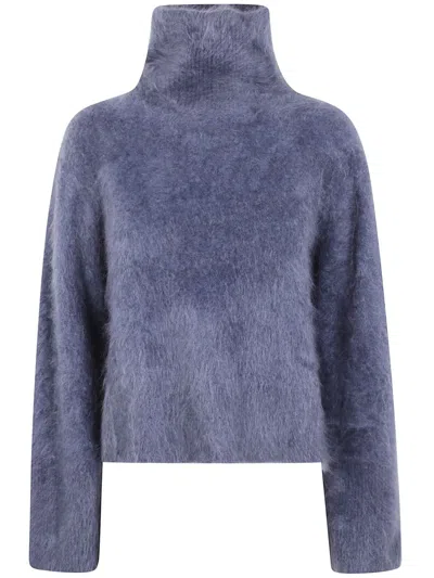 Lisa Yang "floren" Turtleneck Sweater Clothing In Blue