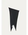 Lisa Yang Florianne Triangular Scarf In Black