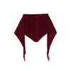 Lisa Yang Triangular Scarf In Purple