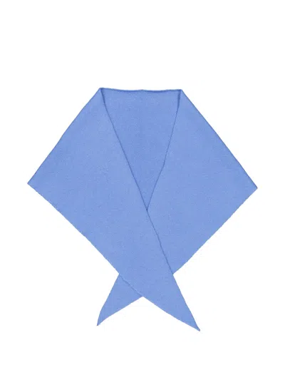 Lisa Yang Florianne Triangle Scarf In Blue