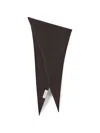 Lisa Yang Florianne Triangular Scarf In Burgundy