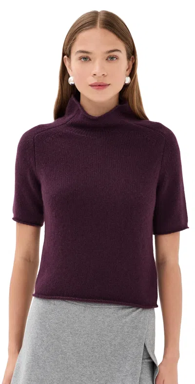 Lisa Yang Fride Cashmere Sweater Mahogany In Purple