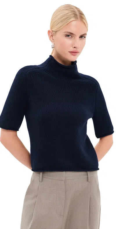 Lisa Yang Fride Cashmere Sweater Navy In Blue