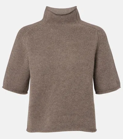 Lisa Yang Fride Cashmere Turtleneck Sweater In Brown