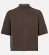 Lisa Yang Fride Knitted Cashmere Top In Brown