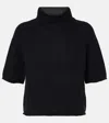 Lisa Yang Fride Ribbed-knit Cashmere Top In Black