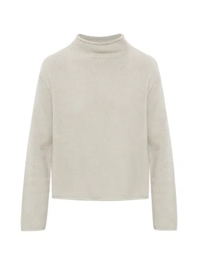 Lisa Yang Funnel-neck Sweater In Neutral