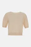Lisa Yang Ribbed Short-sleeve T-shirt In Neutral