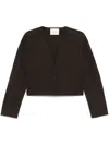 Lisa Yang Giuletta Cardigan In Braun