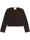 Lisa Yang Giuletta Cardigan In Brown