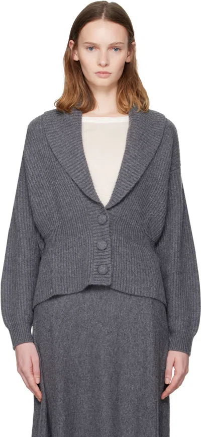 Lisa Yang Gray Alessandra Cardigan