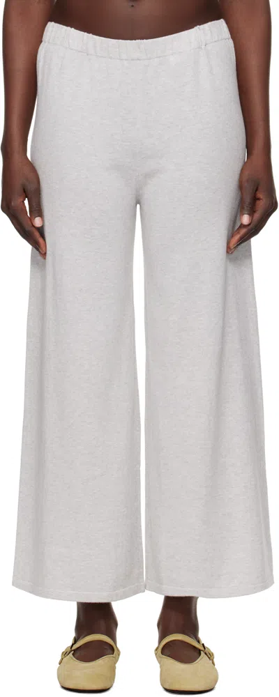 Lisa Yang Gray Alvi Lounge Pants In Mk Misty Grey