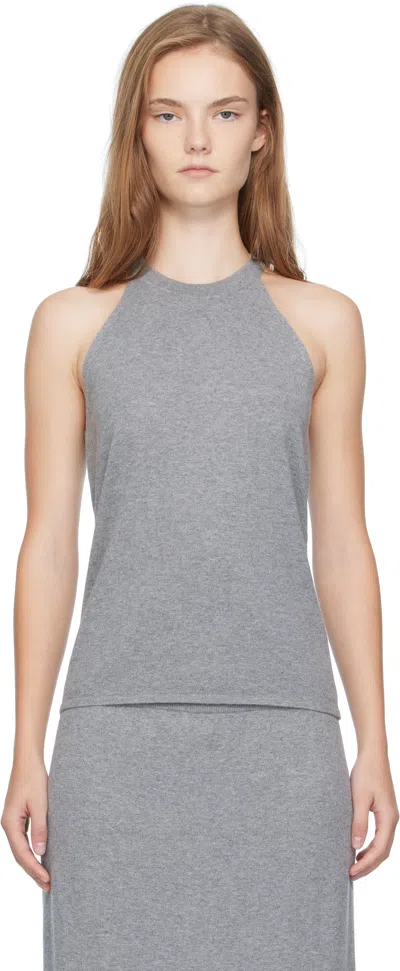 Lisa Yang Gray Bria Tank Top