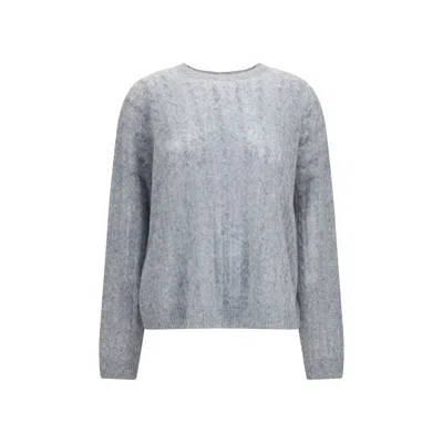 Lisa Yang Gray Cashmere Sweater