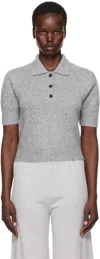 Lisa Yang Gray Masy Polo In Ud Cloudy