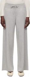 Lisa Yang Gray Sofi Lounge Pants In Do Dove Grey