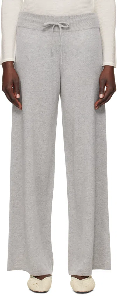 Lisa Yang Gray Sofi Lounge Pants In Do Dove Grey