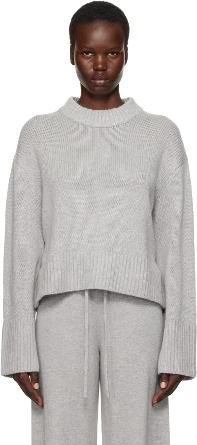 Lisa Yang Gray Sony Sweater In Do Dover Grey