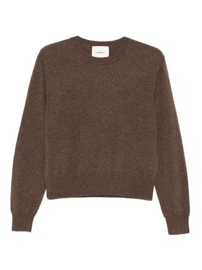 Lisa Yang Greer Crewneck Sweater In Brown