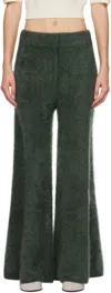Lisa Yang Green Ellery Lounge Pants In oz Olive Brushed