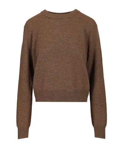 Lisa Yang Greer Crewneck Knitted Sweater In Green