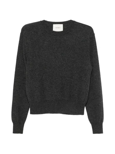 Lisa Yang Greer Crew-neck Ribbed-trim Sweater In Multi