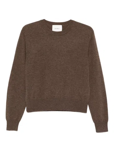 Lisa Yang Greer Crewneck Sweater In Brown